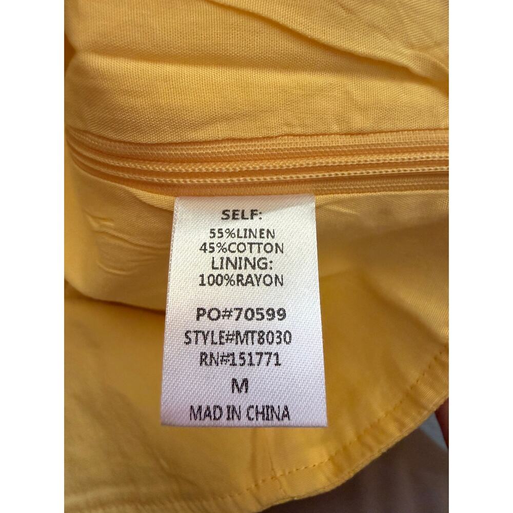 NWT Le Lis Butter Yellow Two-Piece, Top M, Skirt, Small - Picture 5 of 12